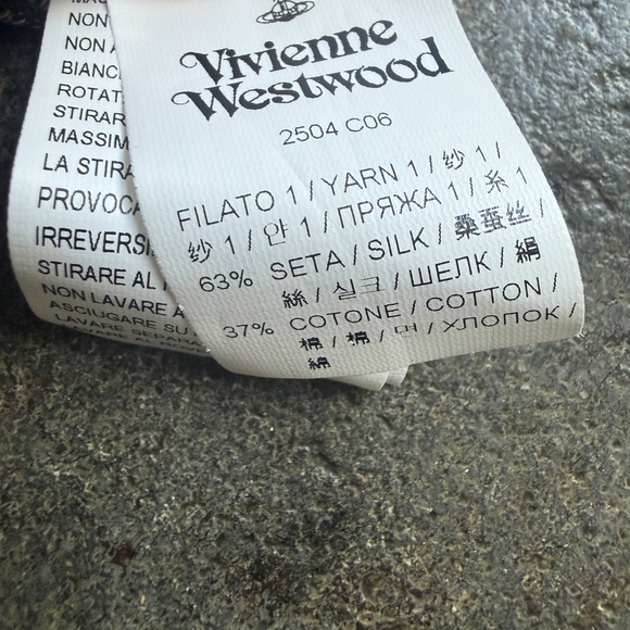 Vivienne Westwood New 2014 Gold Label Purple Knitted Silk Yarn Polo - Picture 4 of 16